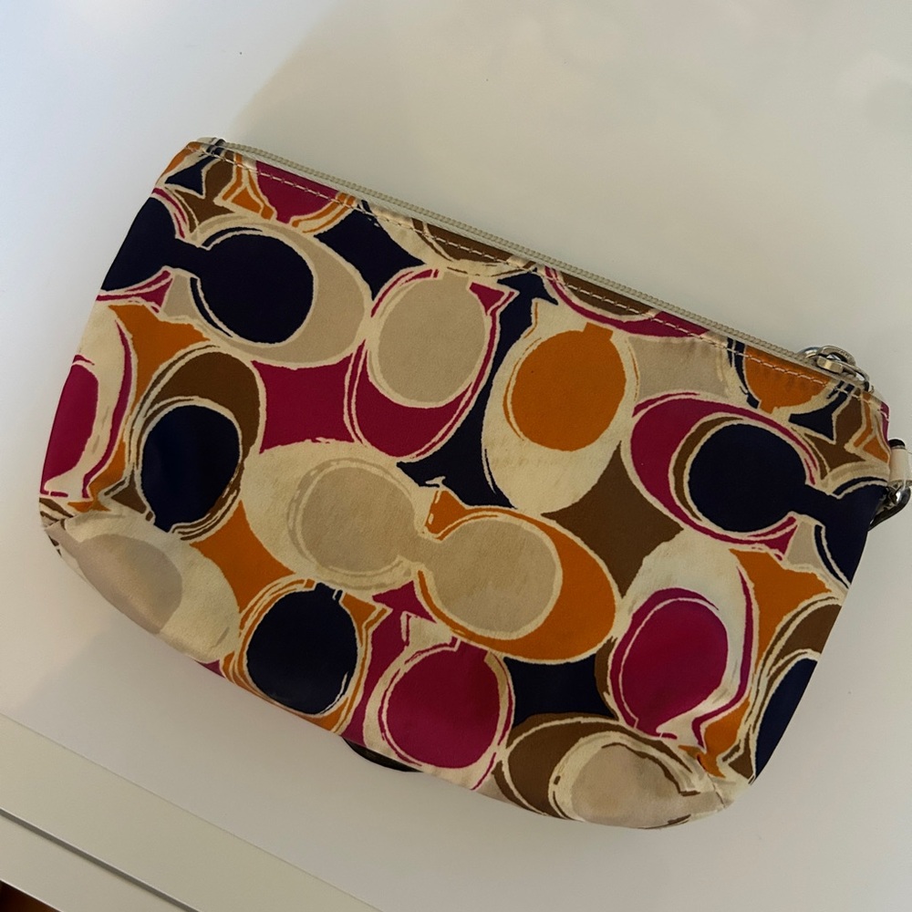 Coach Multicolor Patterned Wristlet - image 4